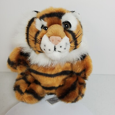 #ad Siberian Tiger Beanie Plush Stuffed Animal Wild Cat Soft Fur SKM Enterprises 12quot; $8.27