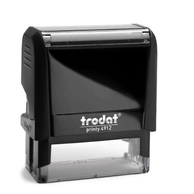 #ad Trodat 4912 Custom Stamp 4 Line Self Inking Personal Stamper Fast Dispatch $10.96