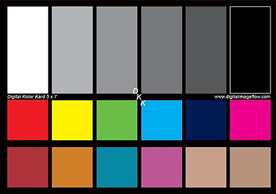 #ad DGK Color Tools DKK 5 x 7 Set of 2 White Balance and Color Calibration $20.54