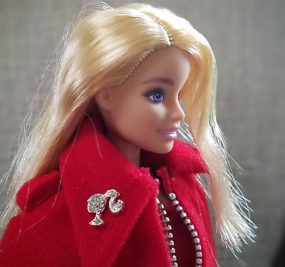 #ad Doll Pin Brooch Barbie Repro Vintage Silkstone FR Fashion Royalty Poppy Parker $11.00