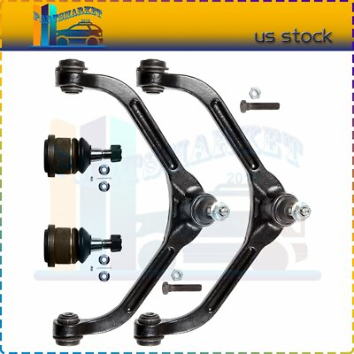 #ad Fits For 2005 2007 Jeep Liberty Lower Ball Joints Upper Control Arm Pair Of 4 $75.08