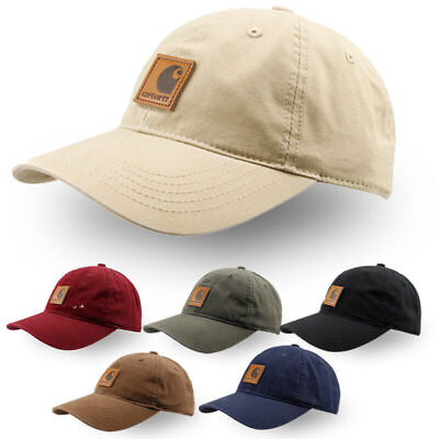 #ad Carhartt Odessa Men#x27;s Adjustable Strapback Dad Cap Authentic Hat Curved US $13.65