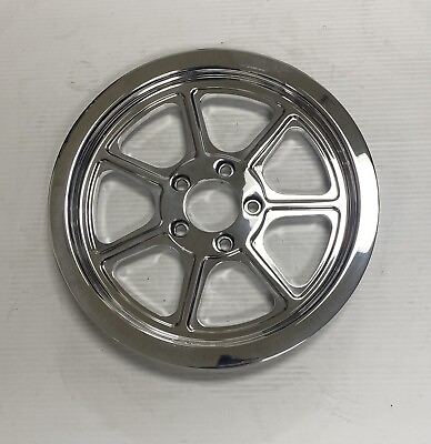 #ad 72 Tooth 1 3 8” Harley Pulley 7 Spoke Polished 100% USA Made Custom Available $349.00
