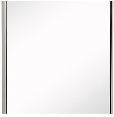 #ad Hamilton Hills 30x40 inch Polished Silver Metal Framed Wall Mounted Mirror $150.00