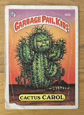 #ad 1985 Topps Garbage Pail Kids GPK Series 2 Cactus Carol #60b FR GD O C $48.51