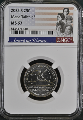 #ad 2023 S Maria Tallchief Quarter NGC MS67 $9.99