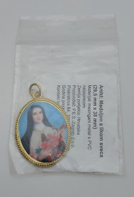 #ad Saint Therese Catholic medallion Made in Croatia $9.49