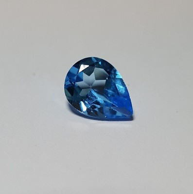 #ad PEAR SHAPED BLUE TOPAZ 8X6MM PEAR SHAPED FACETED BLUE TOPAZ $9.99