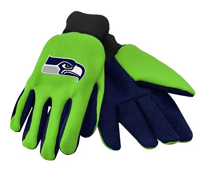 #ad NFL Seattle Seahawks Utility Work Gloves GR color $9.99