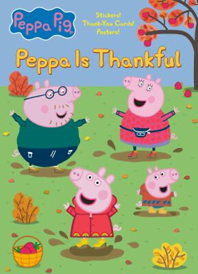 #ad Peppa is Thankful Peppa Pig Paperback Golden Books $7.46