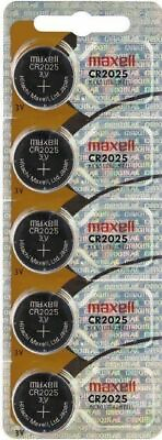 #ad Lot 5 x Genuine Maxell CR2025 CR 2025 3V LITHIUM BATTERY Made in Japan BR2025 $2.78