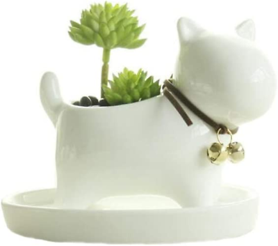 #ad Cute Succulent Planter Animal Shaped Flower Pot Decor for Home Office Desk Dog $8.99