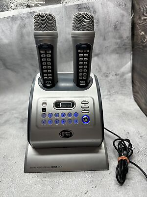 #ad Magic Sing Karaoke Docking Station amp; 2 Wireless Microphones All In One ED 11000  $189.95
