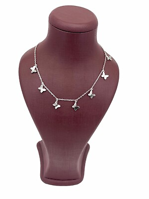 #ad 925 sterling silver necklace women $28.99