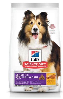 #ad NEW Hill#x27;s Science Diet Adult Sensitive Stomach amp; Skin Dog Food Chicken 30LB $63.00