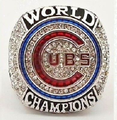 #ad Chicago Cubs Replica World Series Champions 2016 Ring Baez Bryant Rizzo Sz 8 14 $21.00