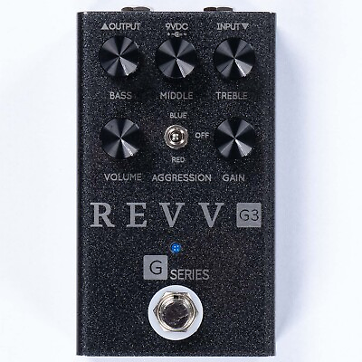#ad Revv G3 Amp in a Box Overdrive Distortion Guitar Effects Pedal Cadillac Grey $229.00