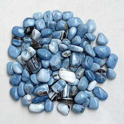 #ad Blue Opal High Graded Tumbled Stone 1 KG 1 LB 0.5 LB 5 PCS 1 PC $1.31
