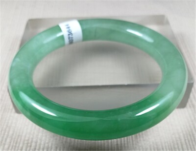 #ad 59.2mm Natural Ice Green Ancient Jadeite Jade Bracelet Bangle Emerald Bracelets $129.00
