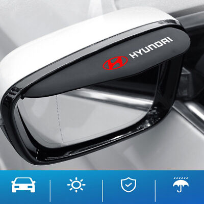 #ad 2PCS Rear View Mirror Rain Board Eyebrow Sun Visor Car Accessories for Hyundai $11.39