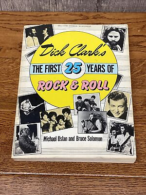 #ad Dick Clarks “The Frist 25 Years of Rock amp; Roll Dell Trade Paperback 1981 $9.95