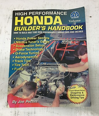 #ad High Performance Honda Builder s Handbook Volume II PAPERBACK MF 5390 $7.91