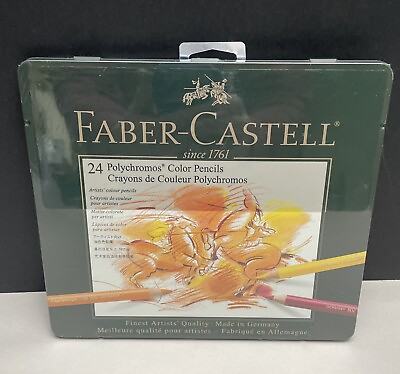 #ad Faber Castell Polychromos Color Pencils 24ct Sealed $34.99