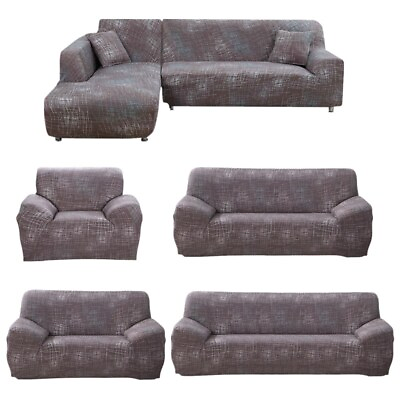 #ad #ad 1 2 3 4 Seater Elastic Stretch Sofa Cover Slipcover Corner Sofa Protective Cover $18.99