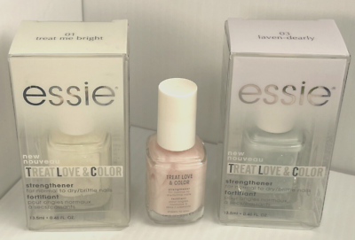 #ad essie TREAT LOVE amp; COLOR Treat Me Bright Sheers Laven dearly STRENGTHENER $29.99