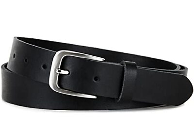 #ad Genuine Leather Belt for Men Black Classic 1.2quot; MADE IN GERMANY $25.51