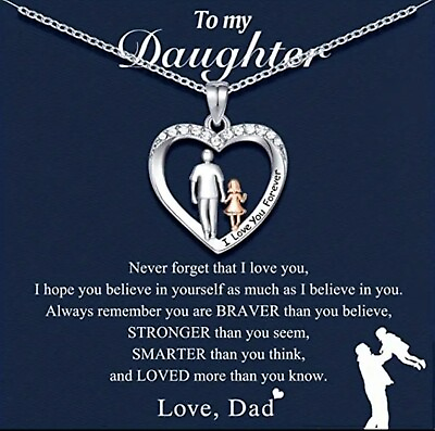 #ad Daughter Necklace from Dad Father to Daughter Necklace Gifts Daughter ... $18.88