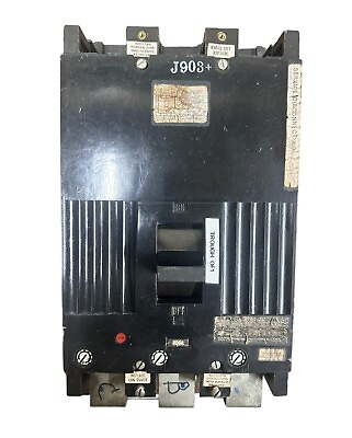 #ad GE TKM836F000 3 Pole 800A Frame Circuit Breaker $300.00