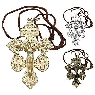 #ad Metal Crosses Pendant For Crafts Retro Cross Charm For Bracelets Making $7.09