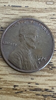 #ad 1974 D Lincoln Memorial Cent error Mint Mark $99.00