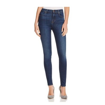 #ad J Brand Maria Womens 27 Blue High Rise Skinny Denim Pants Jeans Retag BD46 $20.00