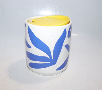 #ad Starbucks 2021 Mother#x27;s Day Double Wall Ceramic Mug Tumbler Blue Leaves $19.99