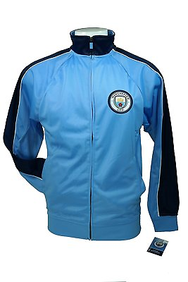 #ad Manchester City Official License Soccer Track Jacket Football A Grade Adult XL $37.50