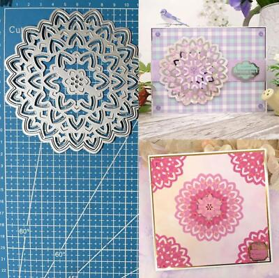 #ad Circular Lace Metal Cutting Dies Scrapbooking Paper Card Mold Embossing Stencil $5.00