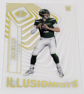 #ad Zach Wilson 2021 Panini Illusions Illusionists RC Rookie #ILL 11 Jets $1.00
