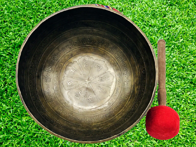 #ad 10quot; Antique Singing Bowl Handmade Singing Bowl Tibetan Singing Bowl Healing Bowl $248.73