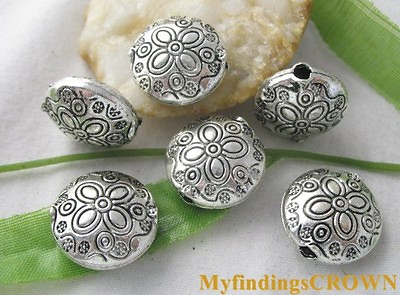 #ad 15pcs Tibetan Silver flower spacer beads FC8089 $5.99