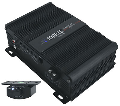 #ad Marts Digital MXD 1000 1 OHM 1000w RMS Mono Car Amplifier Class D AmpBass Knob $119.95