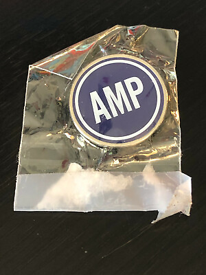 #ad Vintage Collectible AMP Colorful Metal Pin Back Lapel Pin Hat Pin $9.00