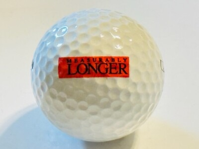 #ad Golf Ball w Logo Measurably Longer $12.00