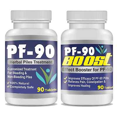 #ad PF 90 Tabs.Ayurvedic Package For Pilesamp;Fissure Bleeding amp;Non Bleeding 100%Herbal $277.71