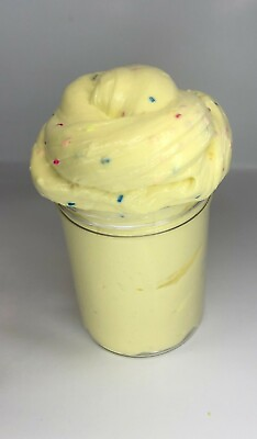 #ad SCENTED 8oz French Vanilla Cupcake Butter Slime🧁With Sprinkles FREE SHIPPING $14.90