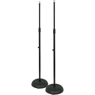 #ad Musician#x27;s Gear Die Cast Mic Stand 2 Pack Black $24.99