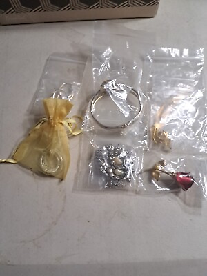 #ad Lot Of 6 Vintage Fashion Jewelry Peices Pre Owned Free Shipping $19.99
