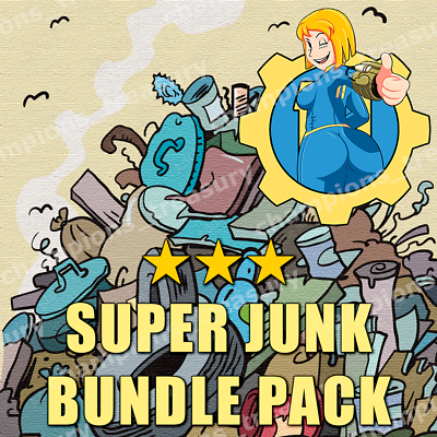 #ad PC ⭐⭐⭐ SUPER Junk Bundle Pack 21k each Junk and 21k each Flux 40k Caps MAX $30.00