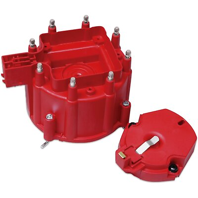 #ad MSD 8416 Distributor Cap and Rotor; GM HEI Dist. Red $46.07